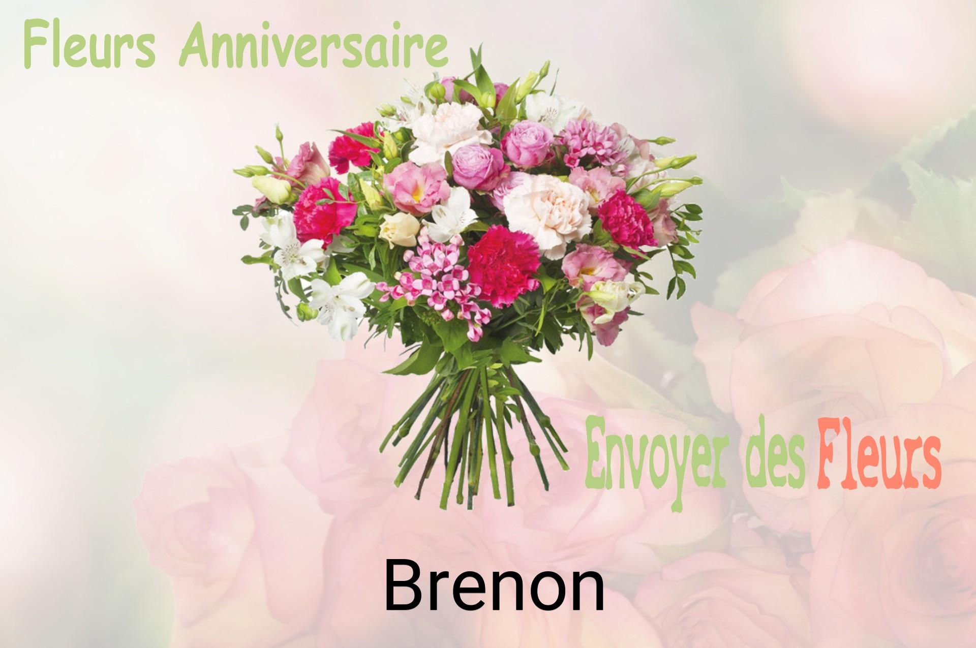 Bouquet de fleurs d’anniversaire livré à Brenon